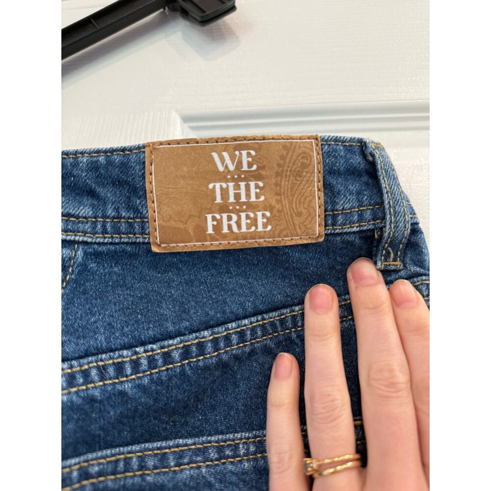 We The Free People Ava High Rise Bootcut Jeans Sz 30/10 Cotton - Picture 6 of 8